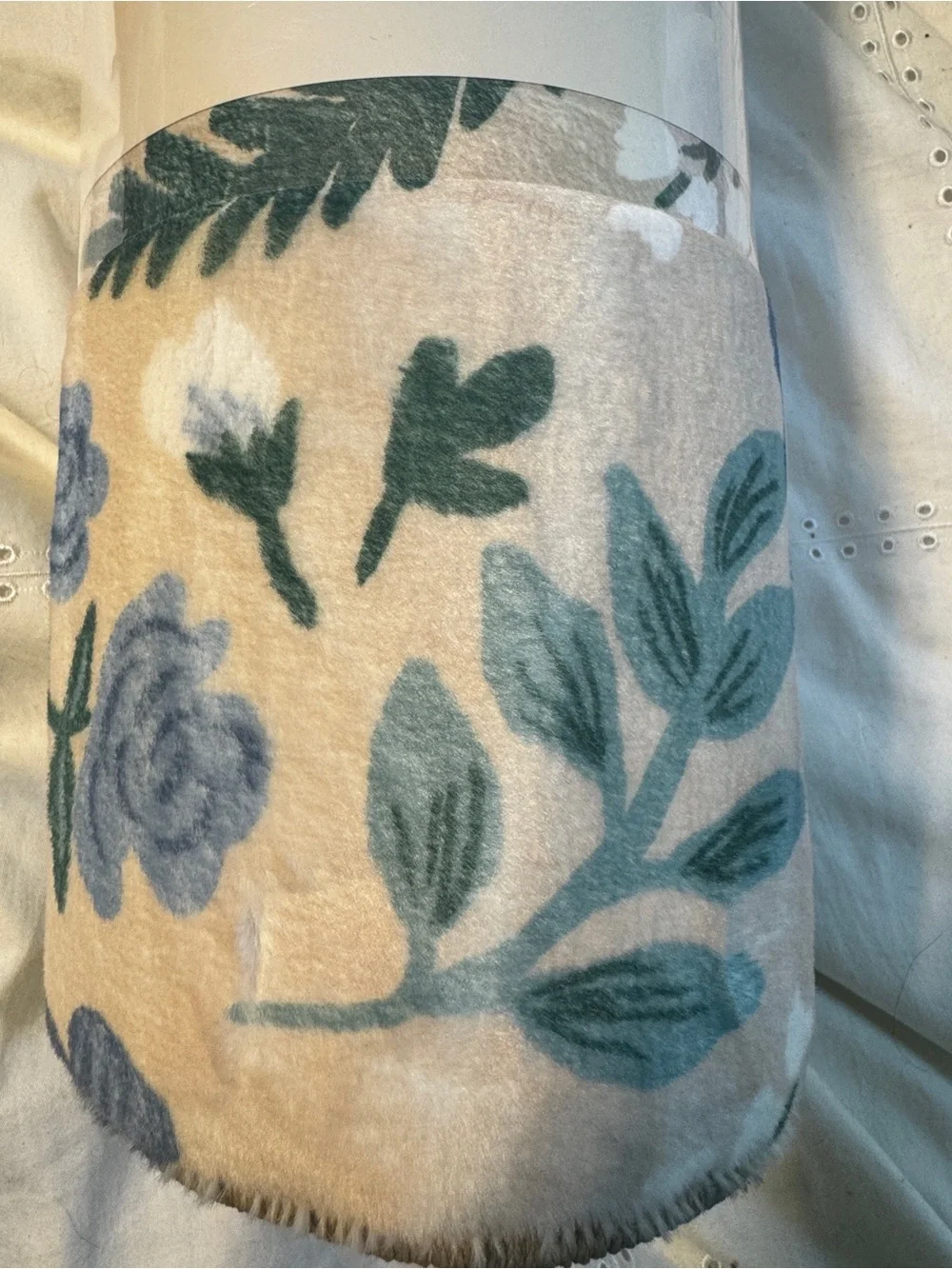 Rifle Paper Co. x Loloi Delilah Bath Rug in Beige Floral